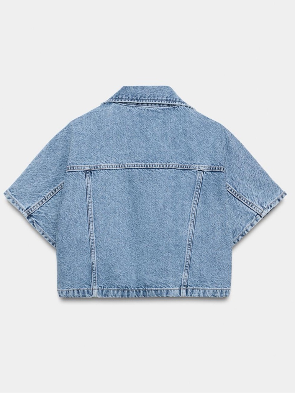 Zara short denim shirt - Picture 2 of 5